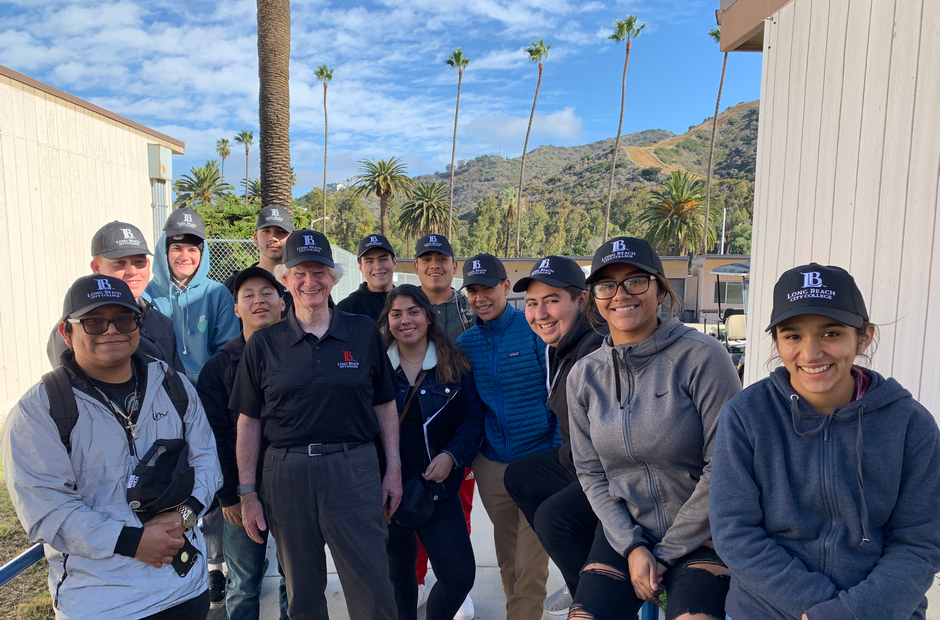 LBCC students on Catalina Island.