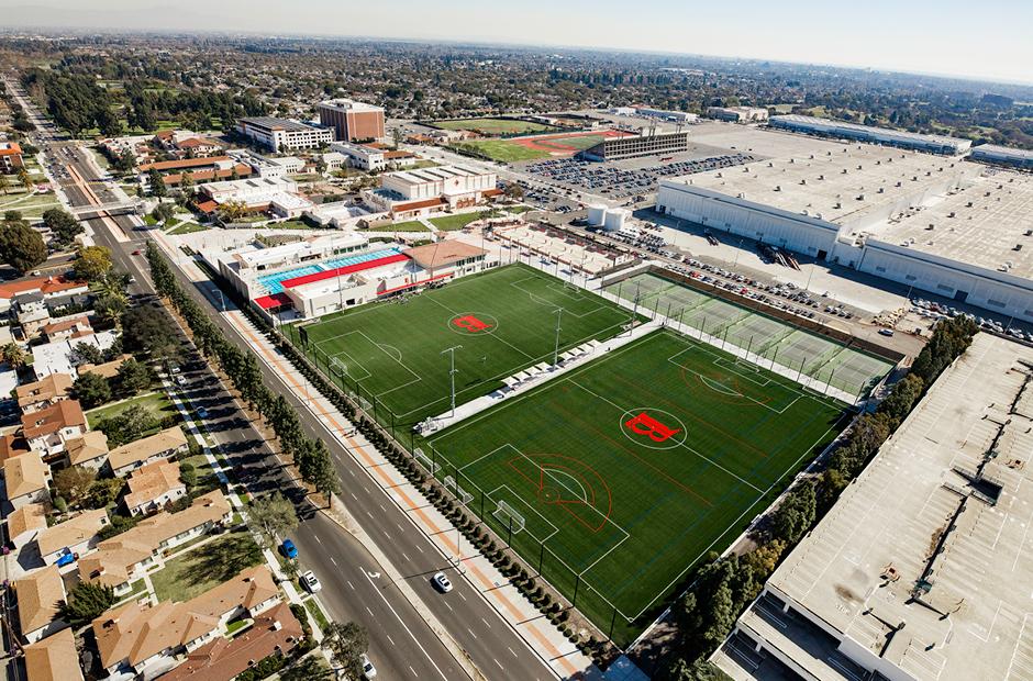 LBCC Soccer Fields Birdseye View