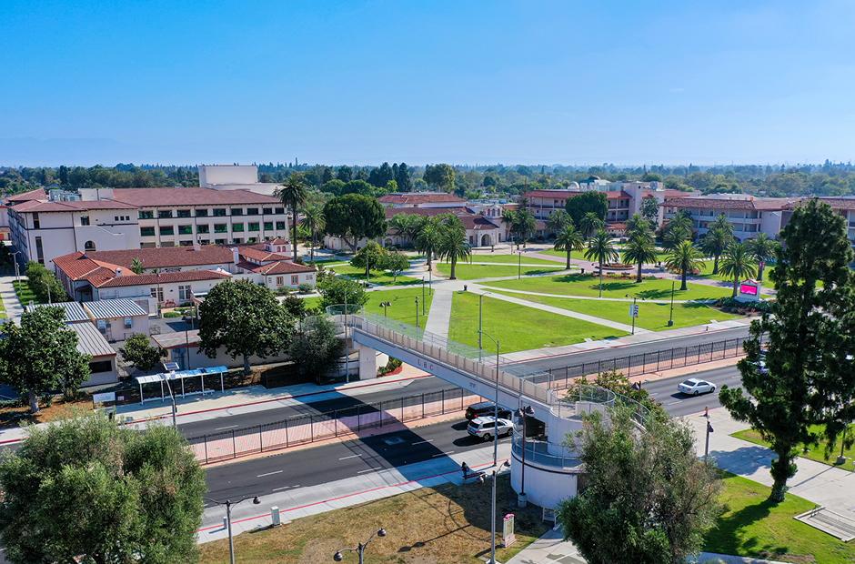 LBCC LAC bird eye view over A quad