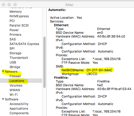 Mac NetBIOS Name